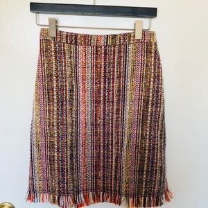 Anthropologie tweed skirt US 0